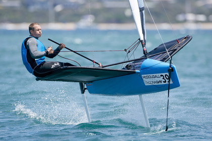 2015 McDougall + McConaghy Moth Worlds. Sorrento - VIC AUSTRALIA  . 6 16 January 2015. Organize by Sorrento Sailing Couta Boat Club.