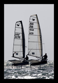 DUBAI 2008. Moth Foiler: BLADERIDER..