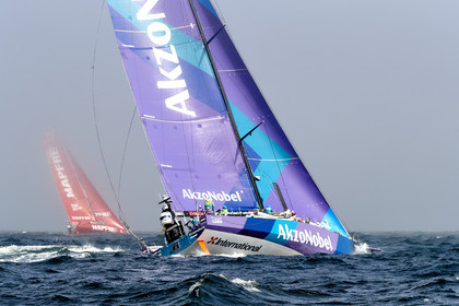 team AkzoNobel  in Volvo Ocean Race 2017-18.