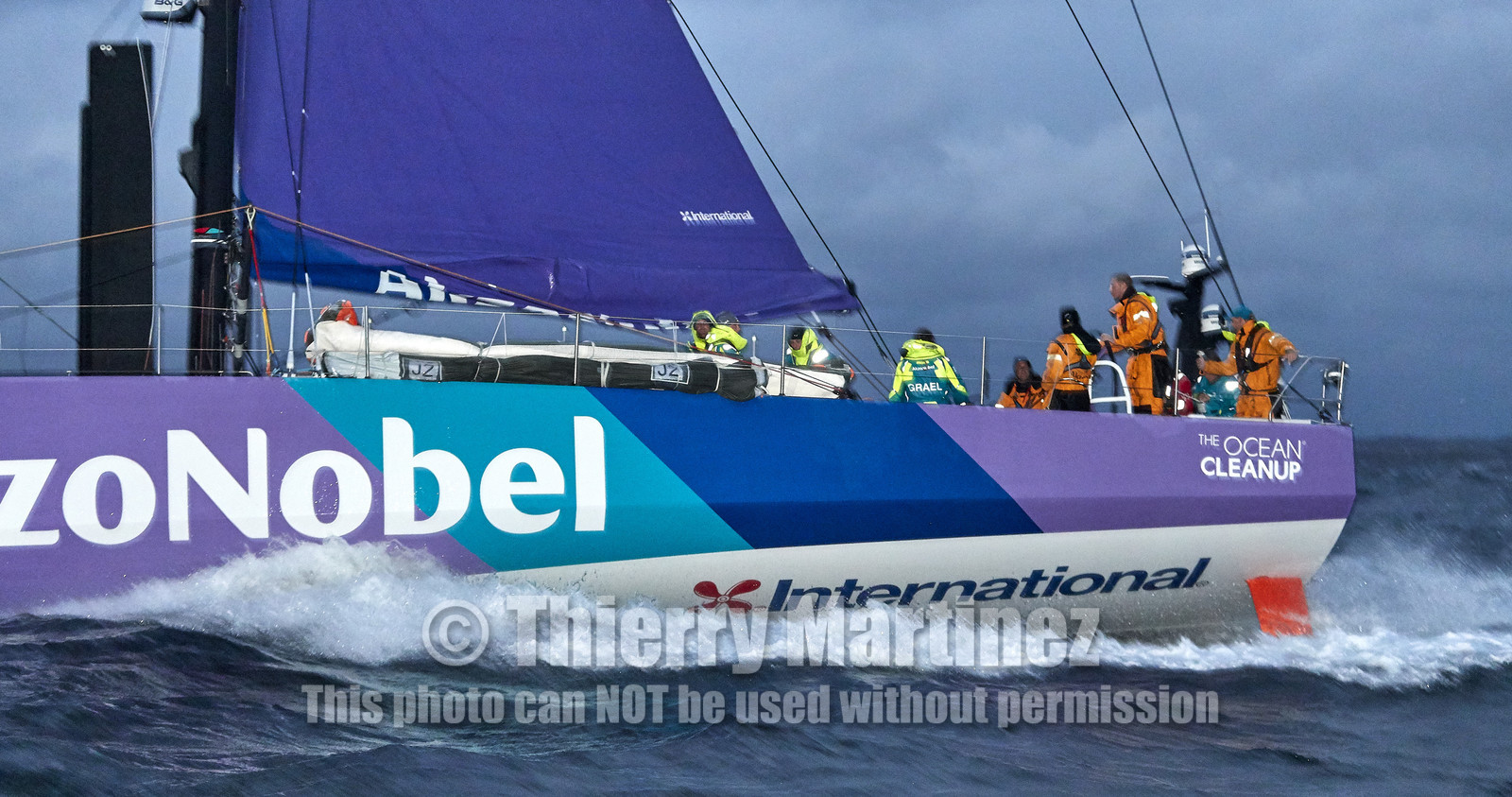 team AkzoNobel  in Volvo Ocean Race 2017-18.