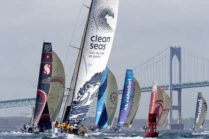 team AkzoNobel  in Volvo Ocean Race 2017-18.