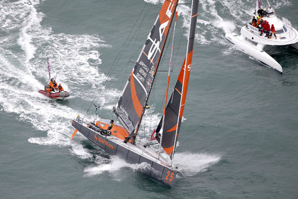 VENDEE GLOBE 2012 13 , Start 10 Nov 2012.