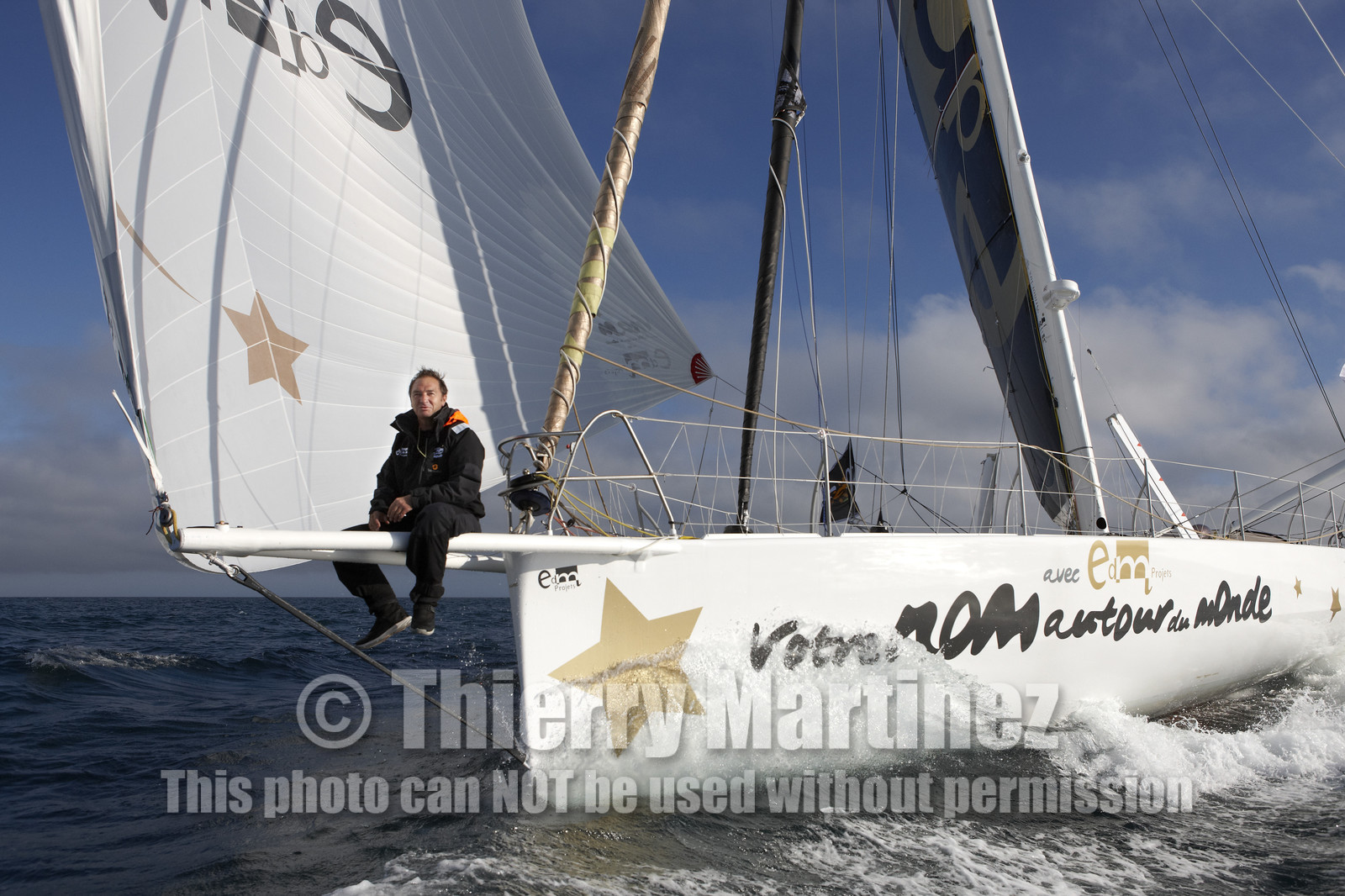 VOTRE NOM AUTOUR DU MONDE , skipper Bertrand de Broc (FRA)