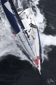 MIRABAUD  Monohull IMOCA 60, skipper Dominique Wavre (SUi)