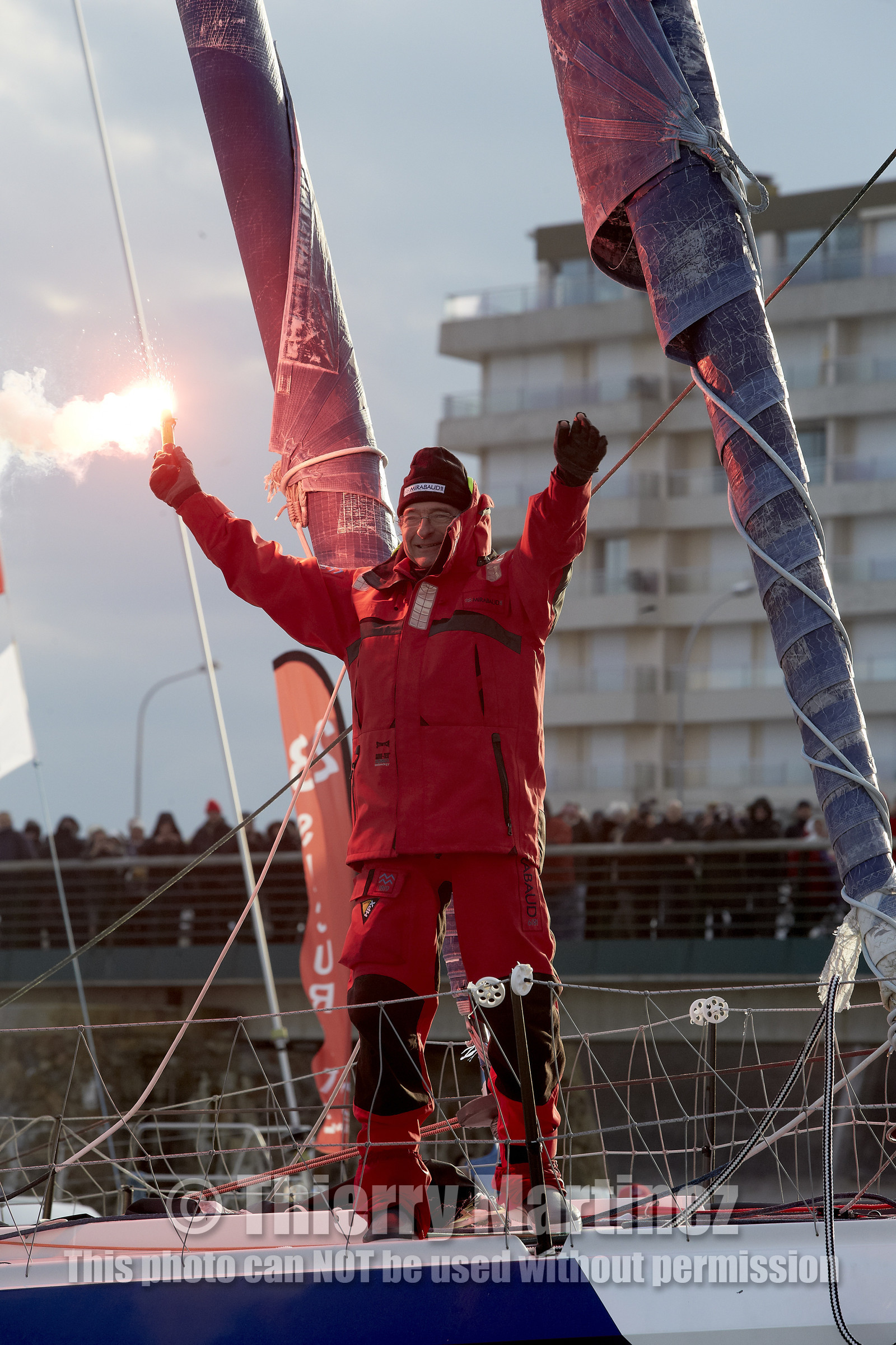 13_02575 2012 13 VENDEE GLOBE. Arrival in Les sables d'Olonne (F