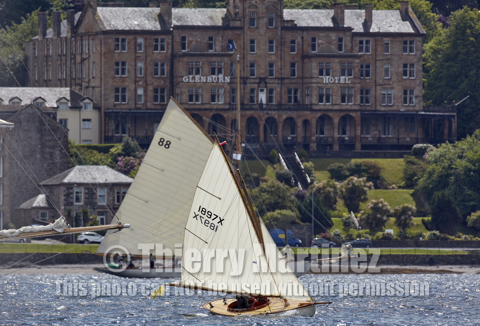 22_17006   © Thierry Martinez.FAIRLIE,SCOTLAND - UK 12th June 20222022 RICHARD MILLE FIFE REGATTA.Day 2 : LARGS to ROTHESAY