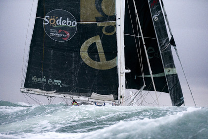 2012 13 VENDEE GLOBE.Bertrand de Broc (FRA) VNAM, aver EDM Projets