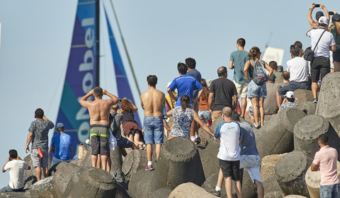 team AkzoNobel  in Volvo Ocean Race 2017-18.
