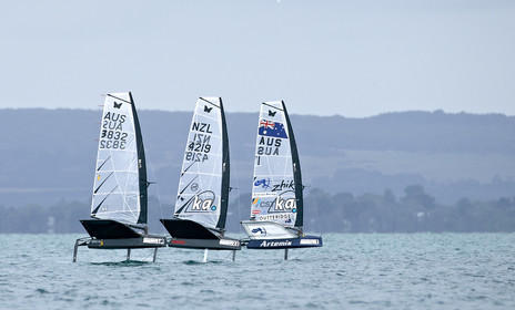 2015 McDougall + McConaghy Moth Worlds. Sorrento - VIC AUSTRALIA  . 6 16 January 2015. Organize by Sorrento Sailing Couta Boat Club.