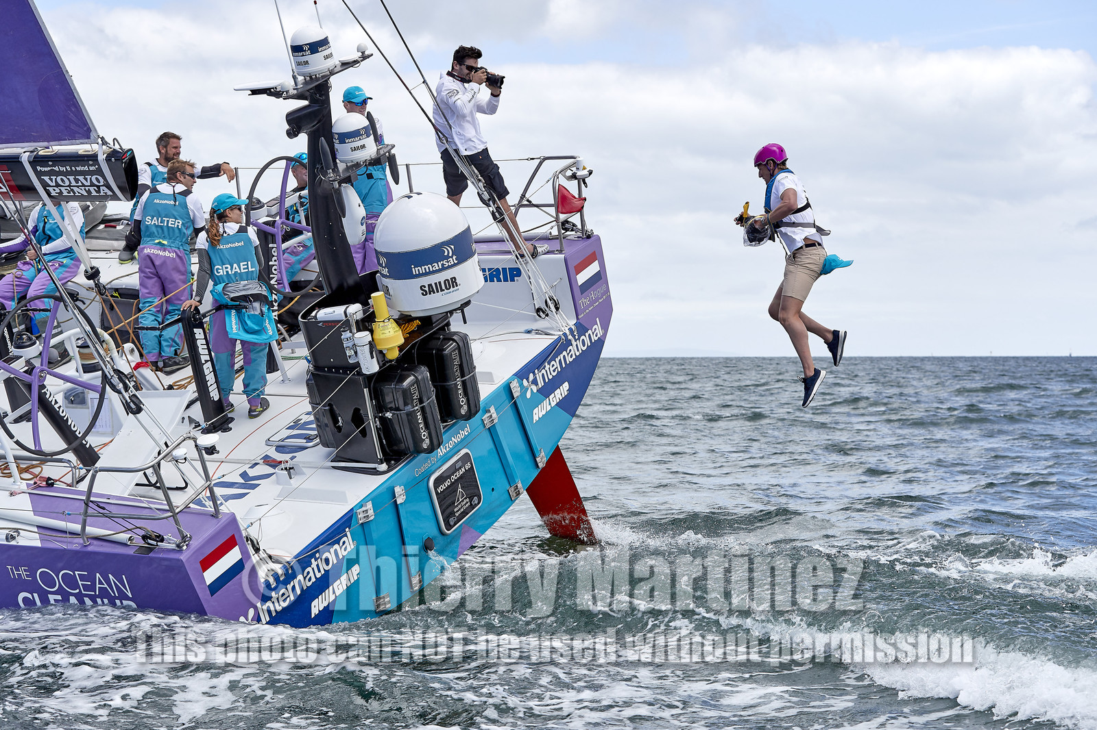 team AkzoNobel  in Volvo Ocean Race 2017-18.