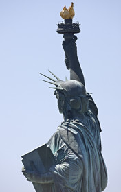 Aerial view of New York City (USA).