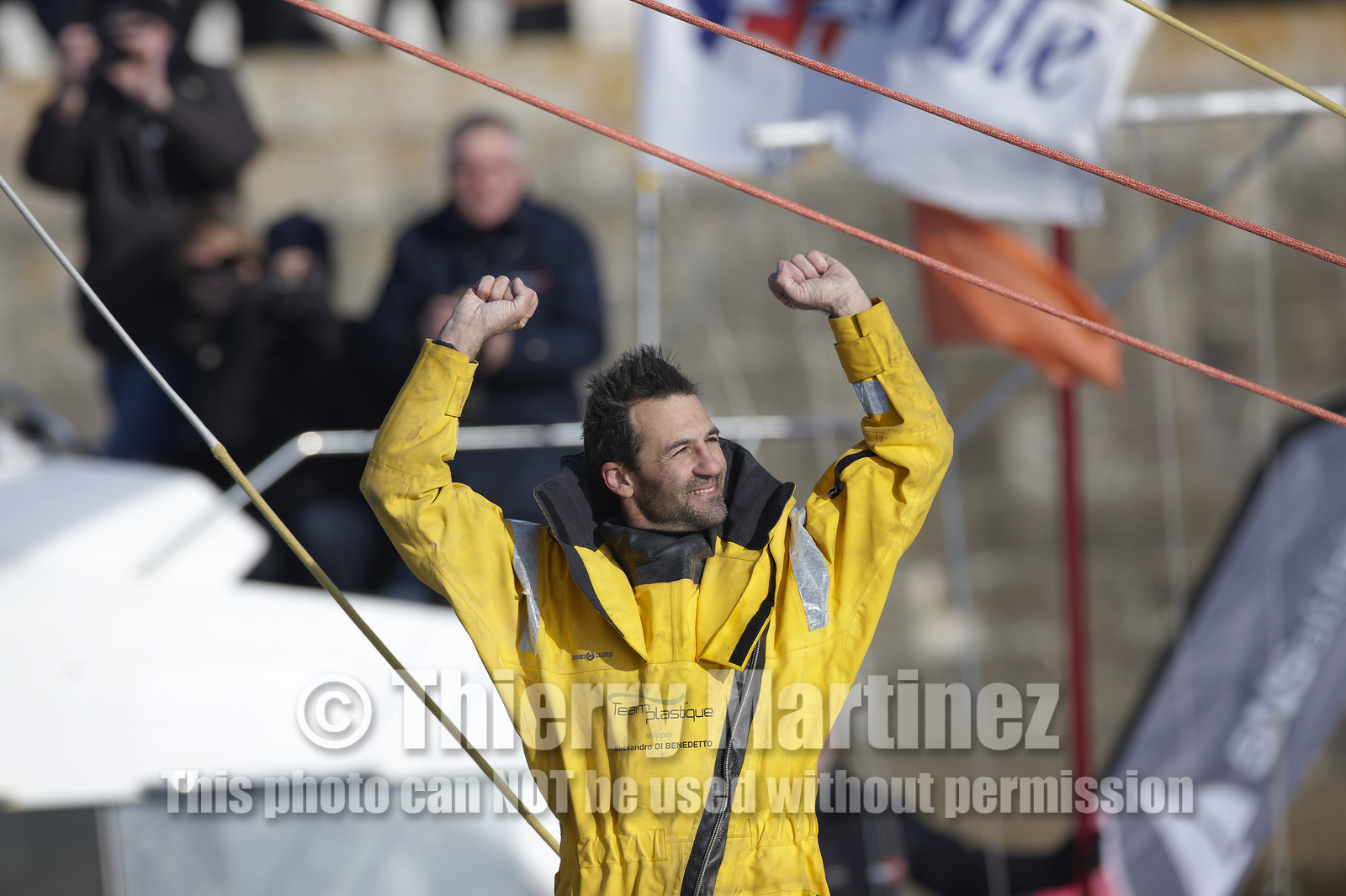 2012 13 VENDEE GLOBE ; Alessandro di Benedetto (FRA ITA) TEAM PLASTIQUE