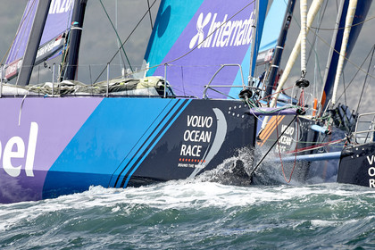 team AkzoNobel  in Volvo Ocean Race 2017-18.