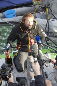 Single-handed sailing round the world record .