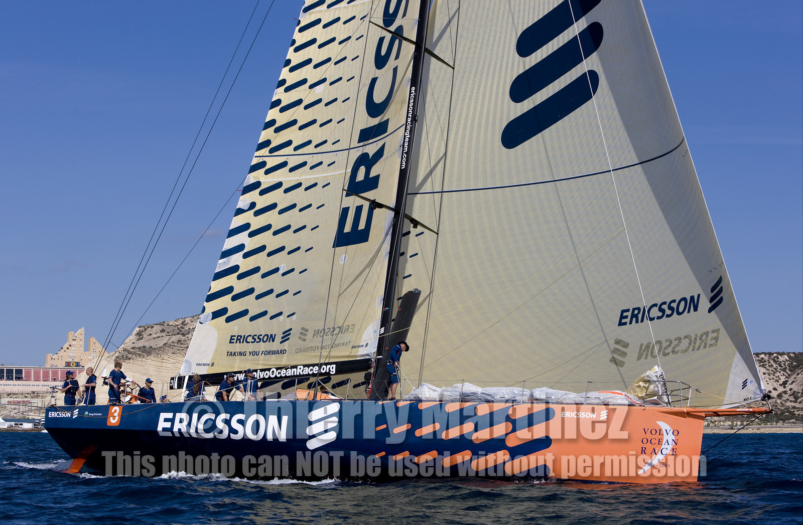 VOLVO OCEAN RACE - 2008 2009. IN-PORT RACE in Alicante-Spain.