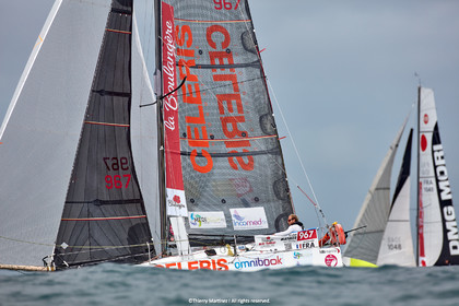 23_22658   © Thierry Martinez. LES SABLES D'OLONNE, 85 - FRANCE 25 septembre 2023.Départ MINI TRANSAT 2023. Départ du Dimanche 24 septembre retardé au Lundi 25 Sept .Les Sables d’Olonne (FRA)    Santa Cruz de la Palma ( Canaries)    St François ( Guadeloupe): 4050 NM.