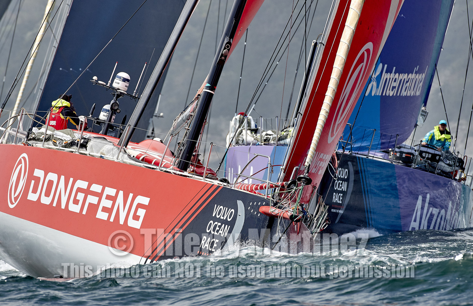 team AkzoNobel  in Volvo Ocean Race 2017-18.