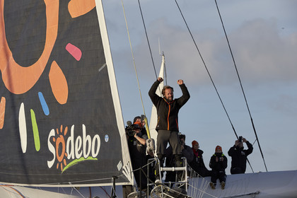 Single-handed sailing round the world record .