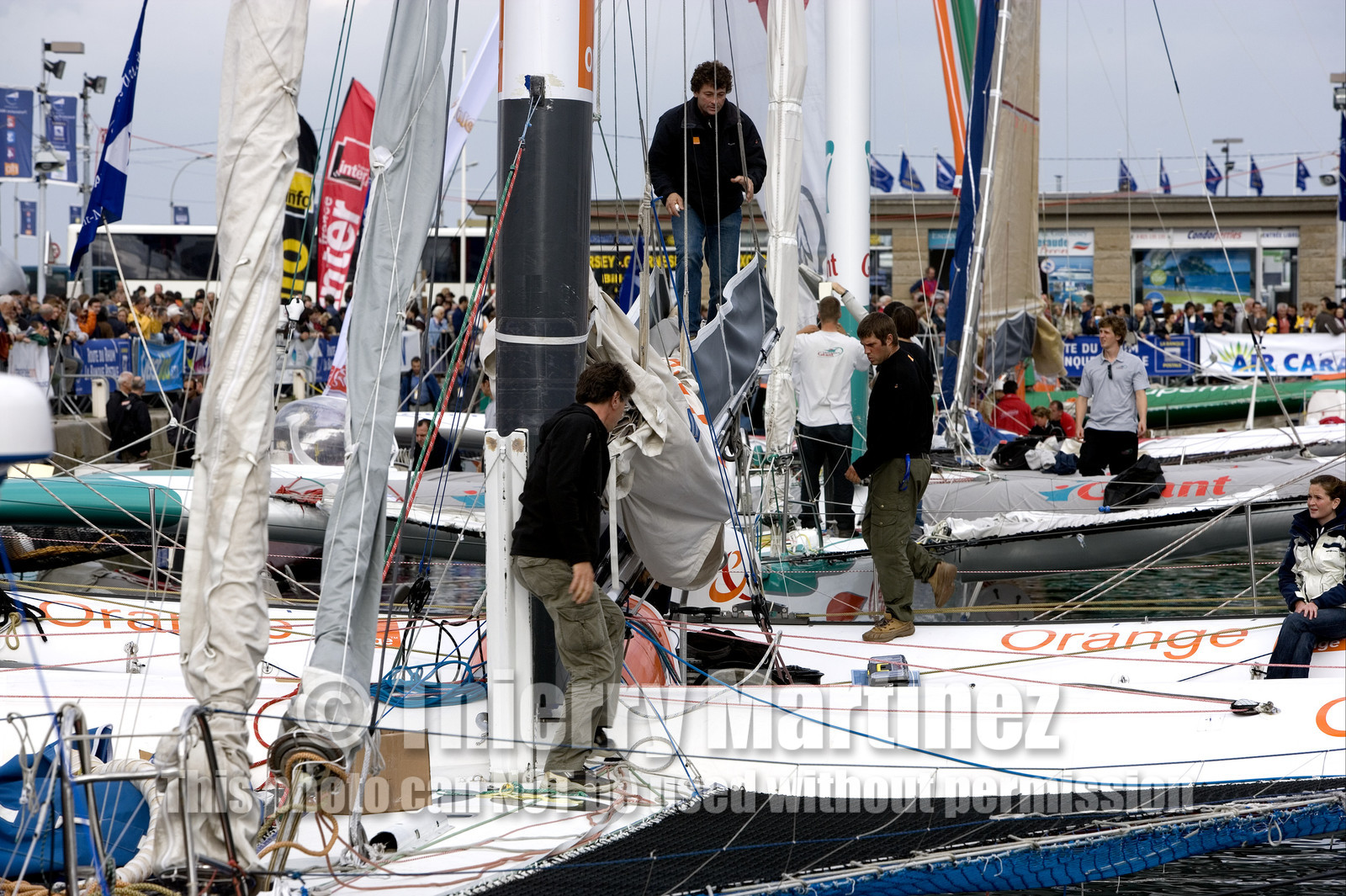ROUTE DU RHUM Start in St Malo.Oct  2006