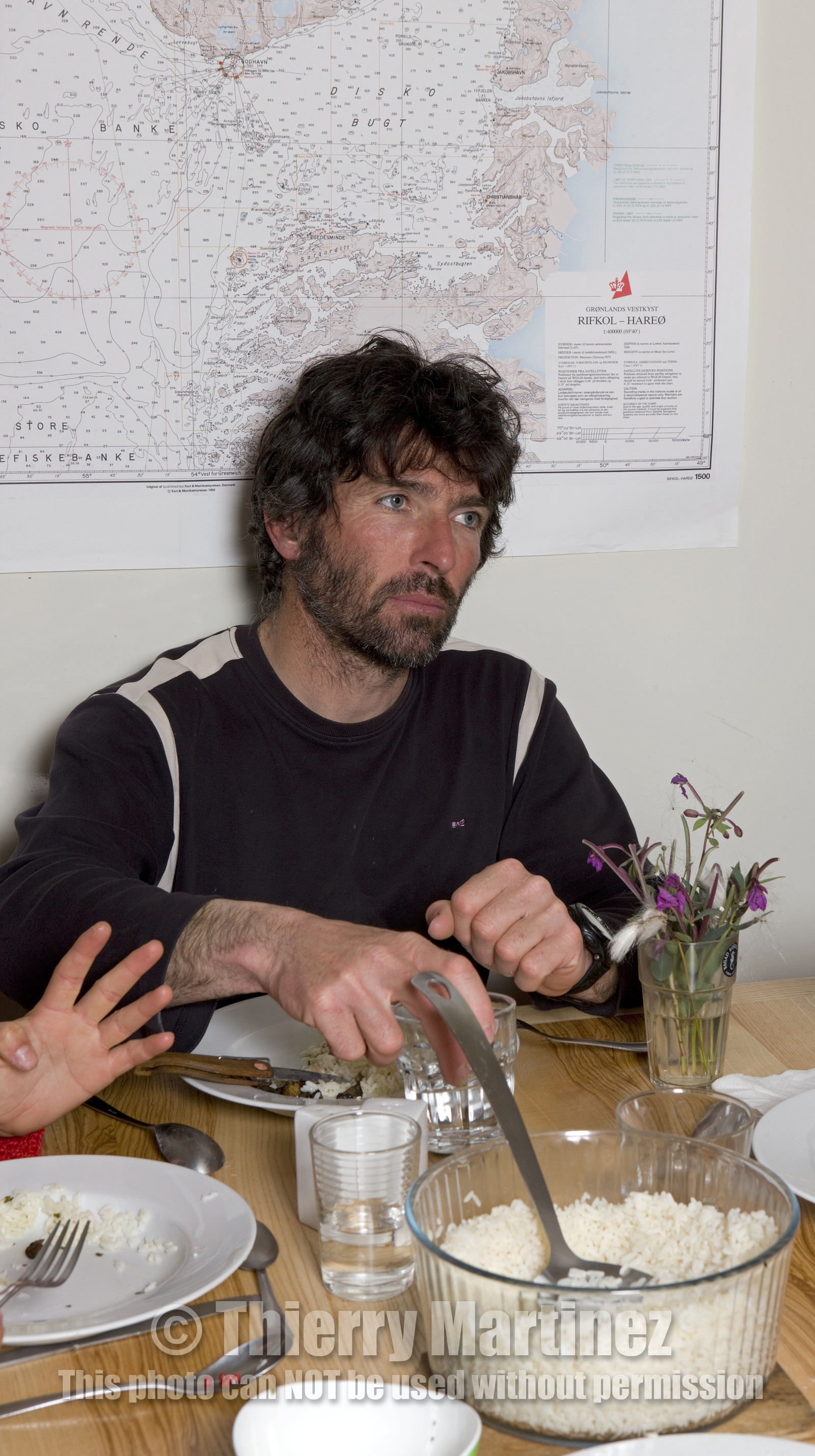 Schooner LA LOUISE sailing on west coast of Greenland.