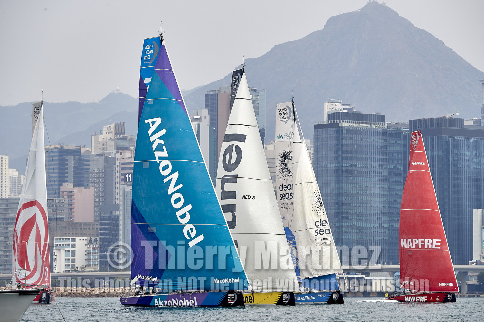 team AkzoNobel  in Volvo Ocean Race 2017-18.