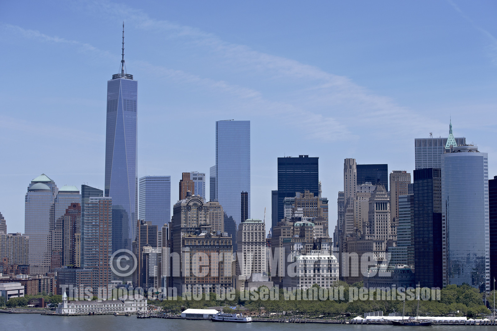 Aerial view of New York City (USA).