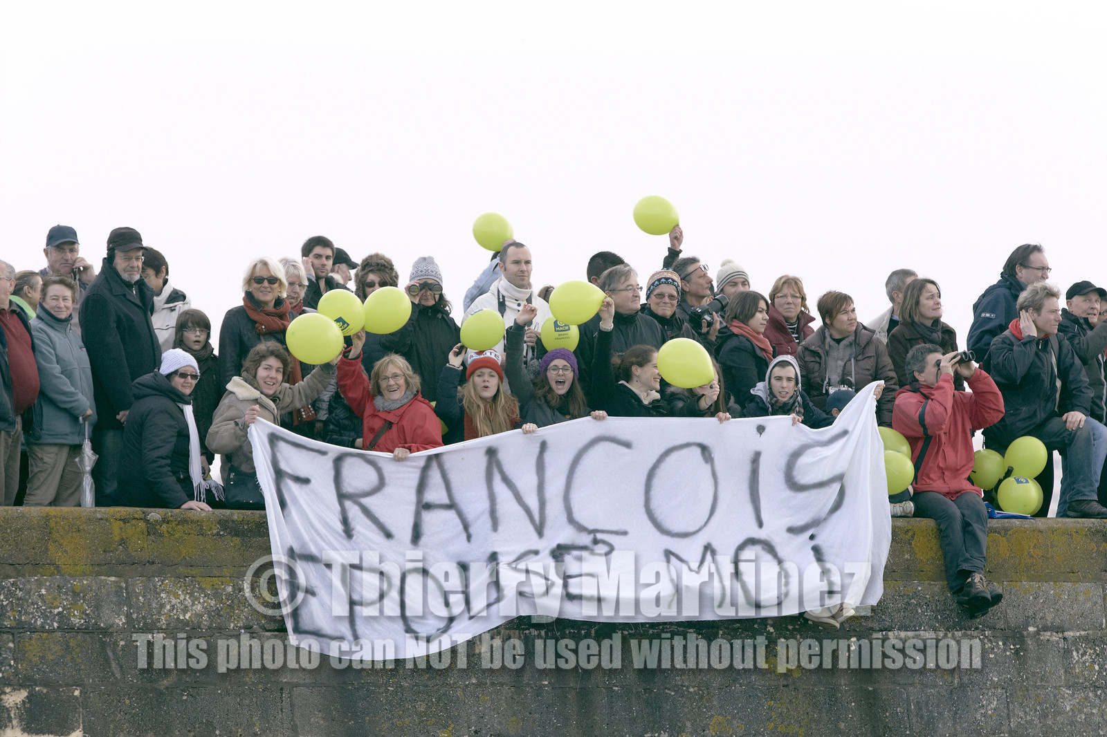 2012 13 VENDEE GLOBE. Winner arrival in Les sables d'Olonne (FRA