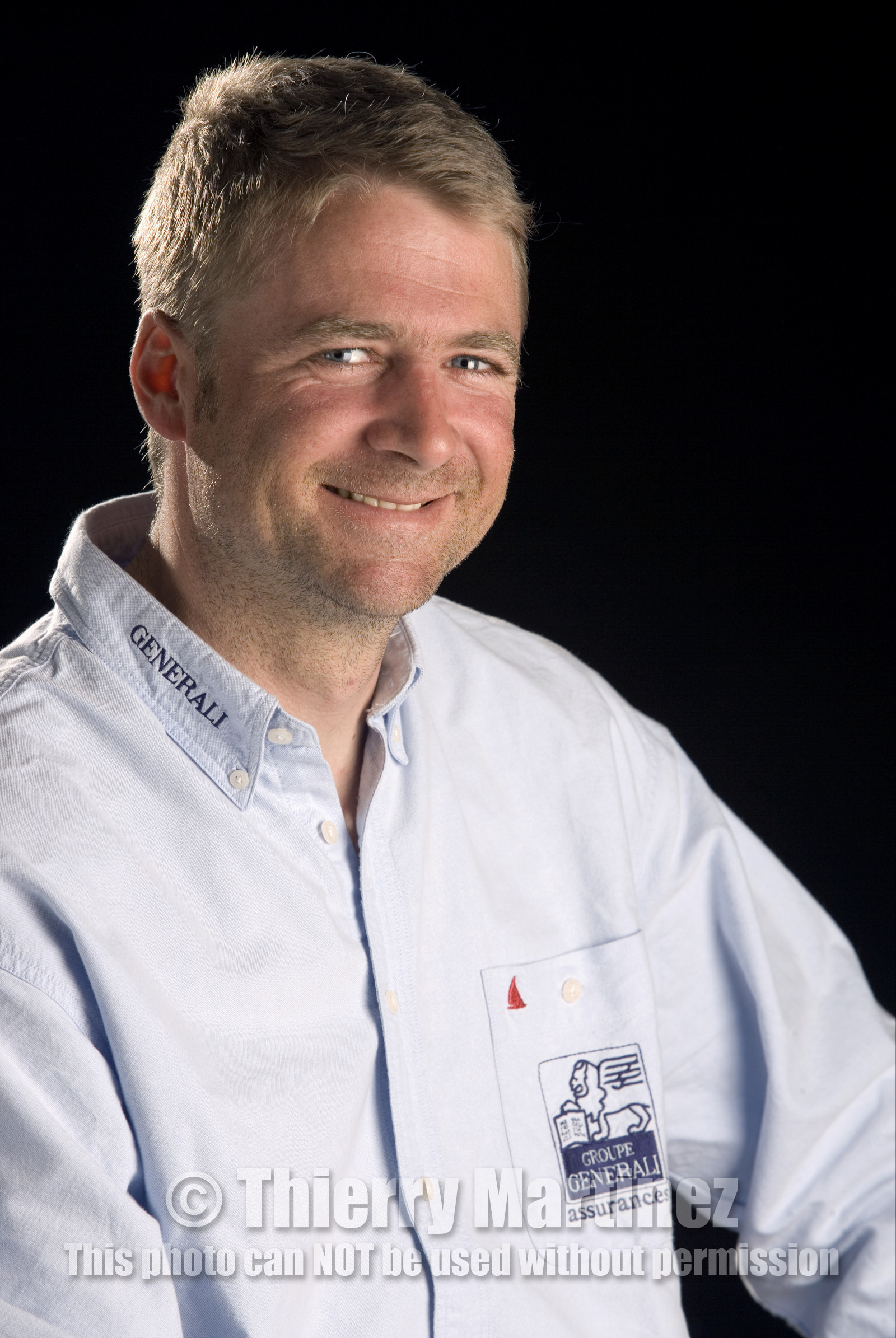 Yann Elies , skipper GENERALI IN STUDIO March 2006