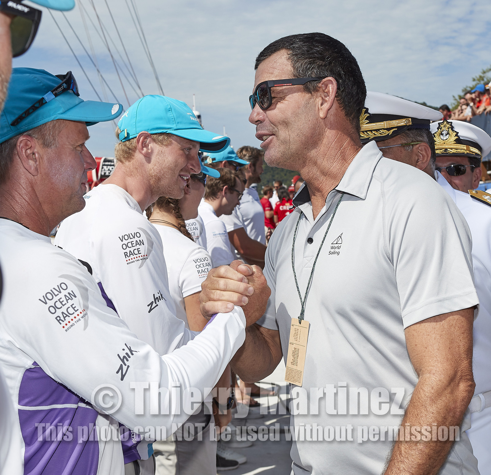 team AkzoNobel  in Volvo Ocean Race 2017-18.