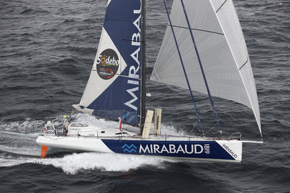 MIRABAUD  Monohull IMOCA 60, skipper Dominique Wavre (SUi)