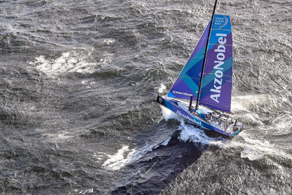 team AkzoNobel  in Volvo Ocean Race 2017-18.
