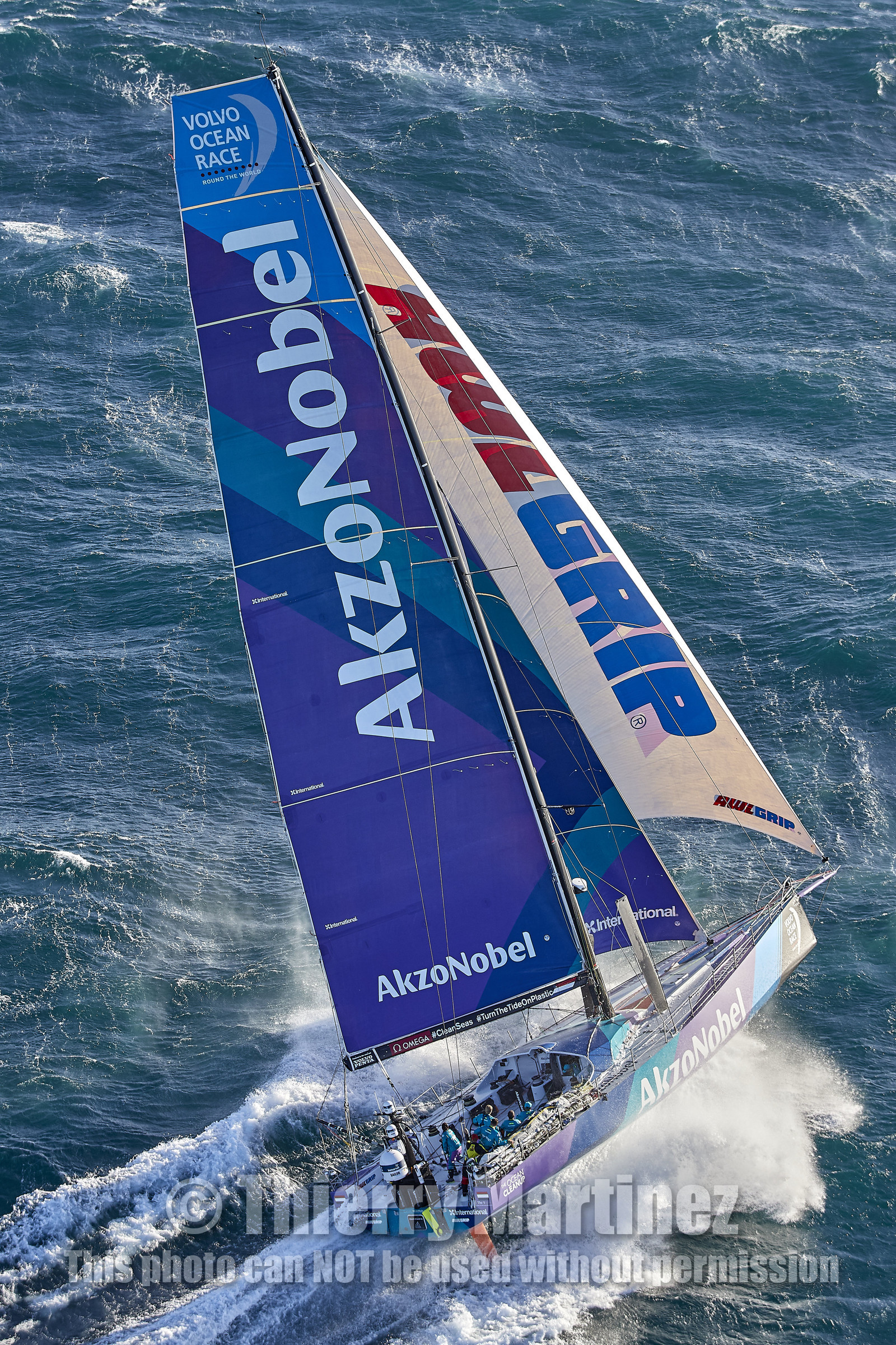 team AkzoNobel  in Volvo Ocean Race 2017-18.
