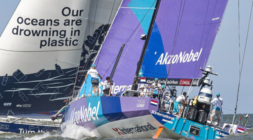 team AkzoNobel  in Volvo Ocean Race 2017-18.