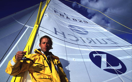 ©Thierry Martinez   Sea&Co. MINI TRANSAT 1997.  Thomas Coville (FRA) ZURICH.
