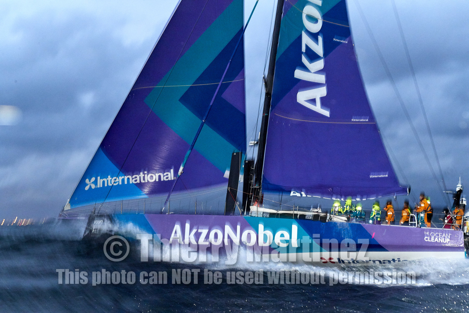 team AkzoNobel  in Volvo Ocean Race 2017-18.