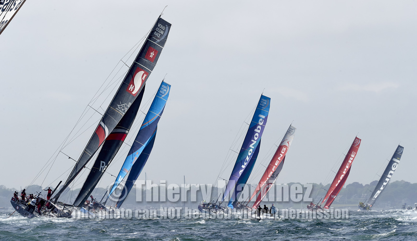 team AkzoNobel  in Volvo Ocean Race 2017-18.