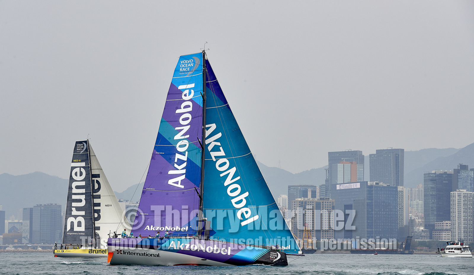 team AkzoNobel  in Volvo Ocean Race 2017-18.