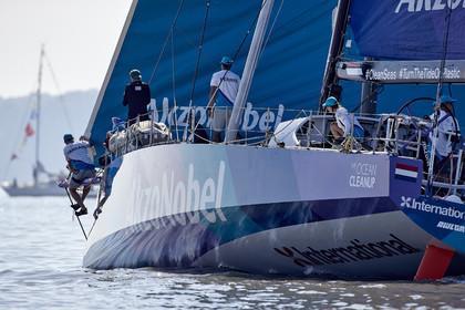 team AkzoNobel  in Volvo Ocean Race 2017-18.