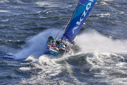 team AkzoNobel  in Volvo Ocean Race 2017-18.