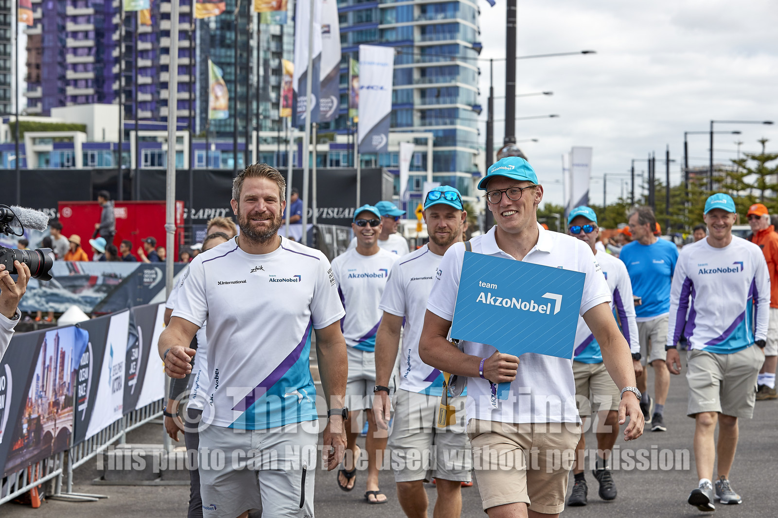 team AkzoNobel  in Volvo Ocean Race 2017-18.