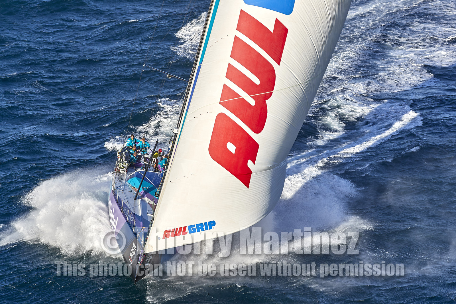 team AkzoNobel  in Volvo Ocean Race 2017-18.