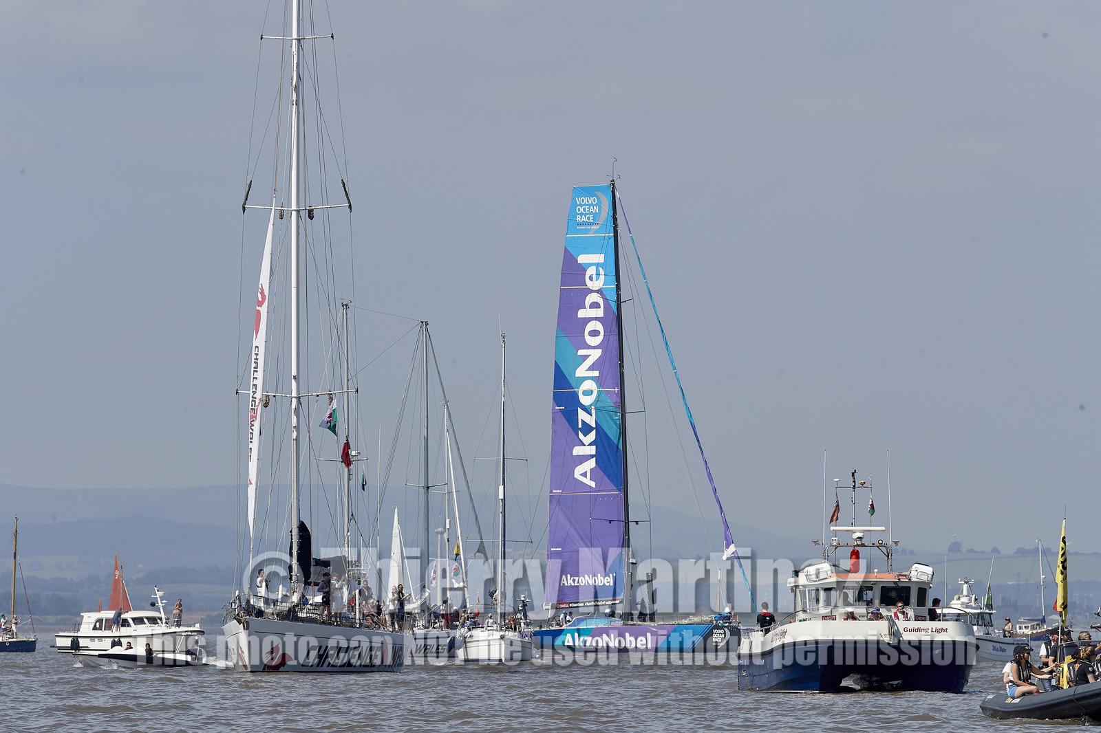 team AkzoNobel  in Volvo Ocean Race 2017-18.