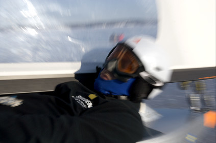 Ice Boats in Stockholm Archipelago - March 2005.