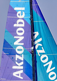 team AkzoNobel  in Volvo Ocean Race 2017-18.