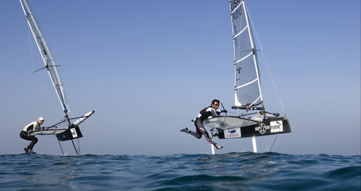 2010 PUMA Moth Worlds (8-15 march 2010) at Dubai Offshore Sailing Club.
