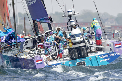team AkzoNobel  in Volvo Ocean Race 2017-18.