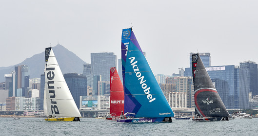 team AkzoNobel  in Volvo Ocean Race 2017-18.
