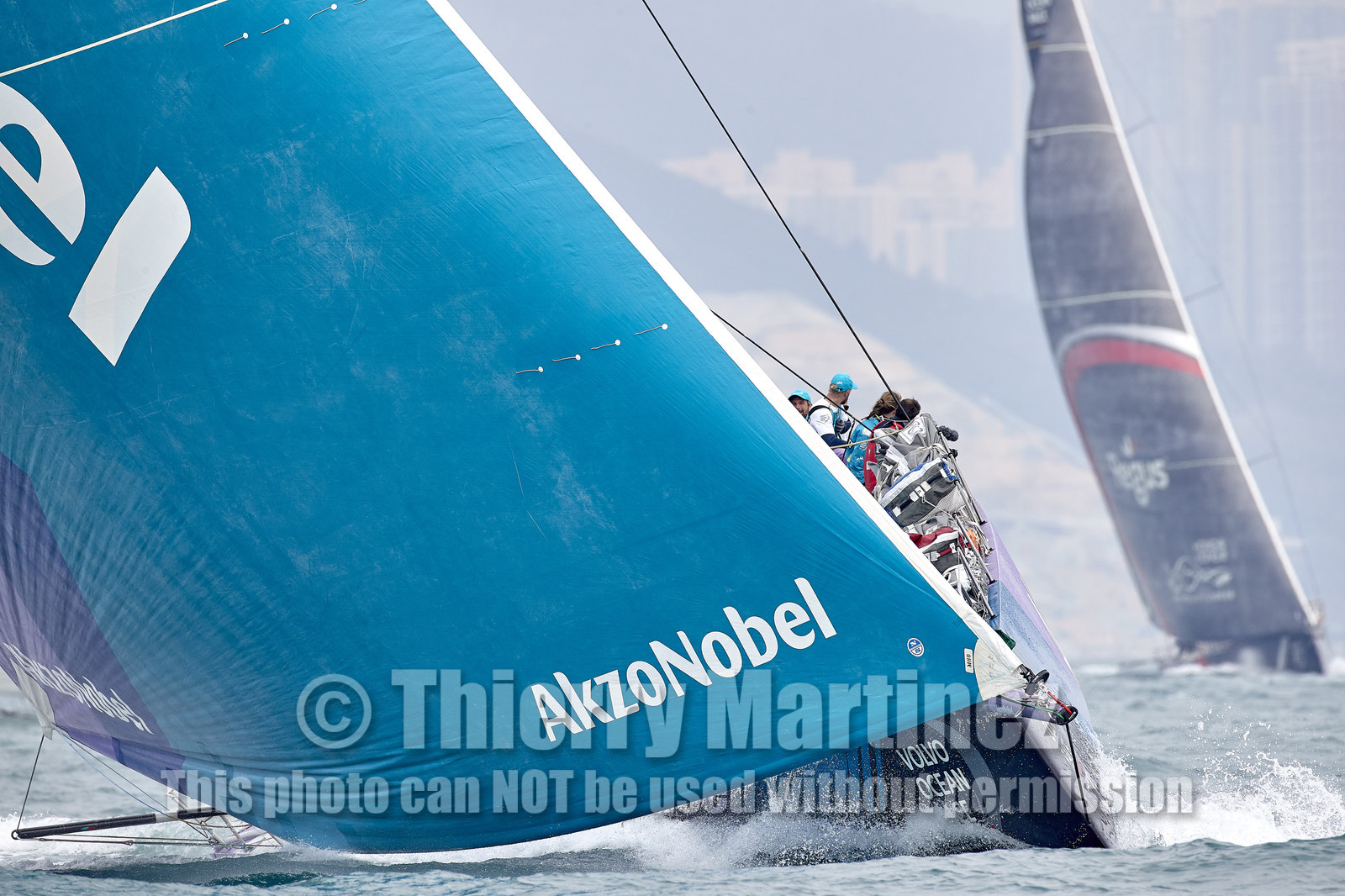 team AkzoNobel  in Volvo Ocean Race 2017-18.
