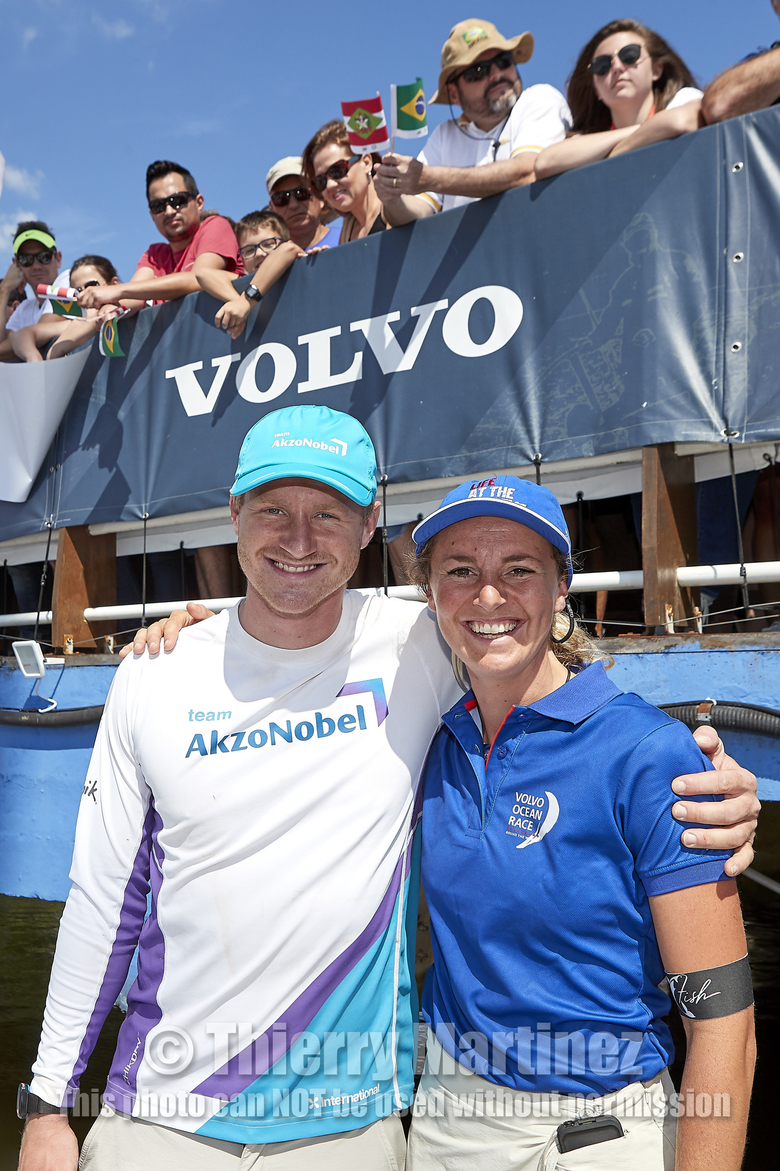 team AkzoNobel  in Volvo Ocean Race 2017-18.