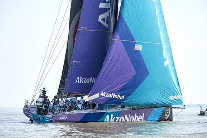 team AkzoNobel  in Volvo Ocean Race 2017-18.